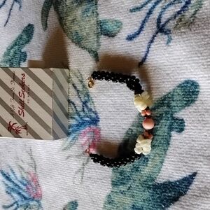 Black Coral and Mother of Pearl